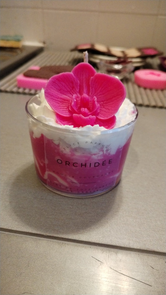 Bougie orchidée